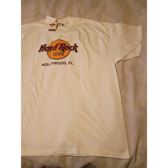 Hard Rock Cafe Hollywood FL White T-Shirt XXL New With Tags HRC - Picture 2 of 6